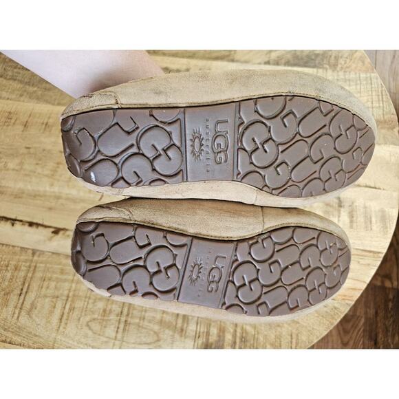 Ugg Dakota Moccasin Slippers Slip On Women's Size 9 Brown Leather - Picture 4 of 8